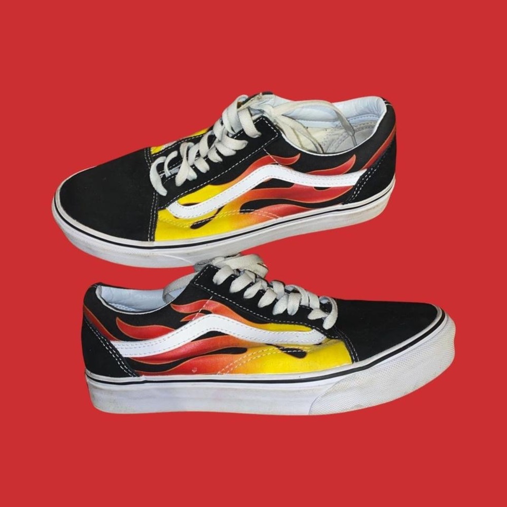 Vans Flames Sneaker - never worn
